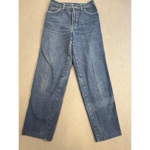 BB Blues Jeans Womens 13 Blue 100% Cotton High Rise Straight Leg Denim 90s Style
